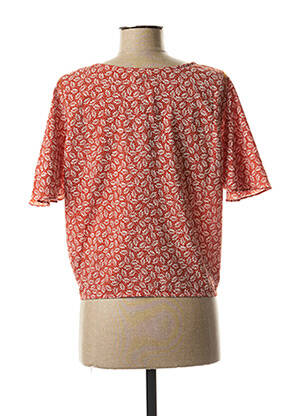 Blouse manches courtes manches courtes orange PROTEST femme