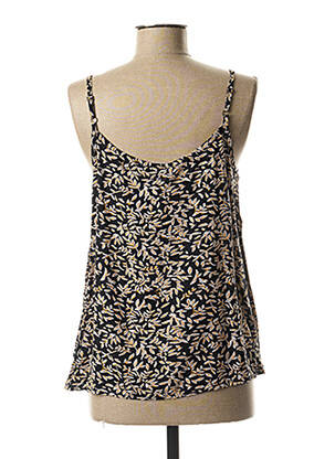 Top manches bretelles ajustables sans manche noir PROTEST femme