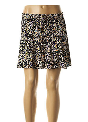 Jupe courte coupe évasée noir PROTEST femme