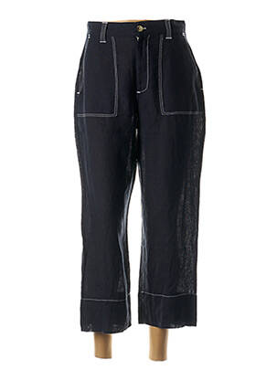 Pantacourt taille haute taille haute bleu SEAFOLLY femme