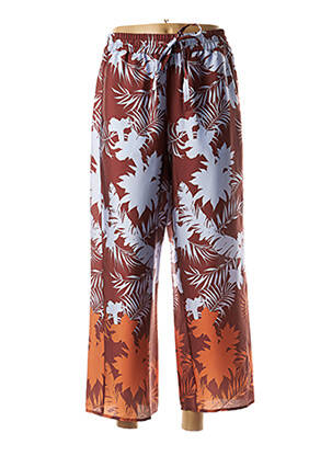 Pantalon 7/8 taille élastique marron SEAFOLLY femme