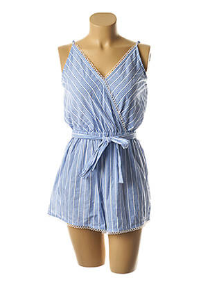 Combishort col v bleu SEAFOLLY femme