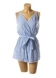 Combishort col v bleu SEAFOLLY femme