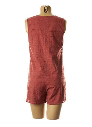 Combishort fermeture boutonnée sur le devant orange SEAFOLLY femme