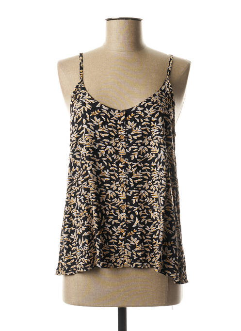 Top manches bretelles ajustables sans manche noir PROTEST femme