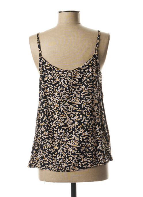 Top manches bretelles ajustables sans manche noir PROTEST femme