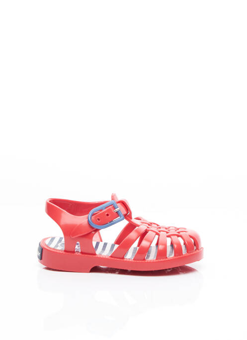 Chaussures aquatiques tissage satiné rouge MEDUSE enfant