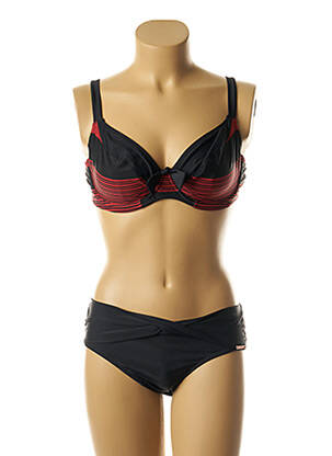 Maillot de bain 2 pièces avec armature noir YSABEL MORA femme