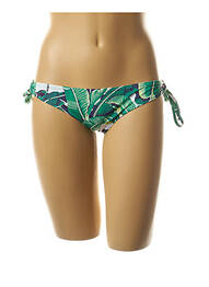 Bas de maillot de bain imprimé tie and dye culotte vert DAG ADOM femme