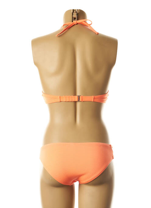 Maillot de bain 2 pièces orange DAG ADOM pour femme