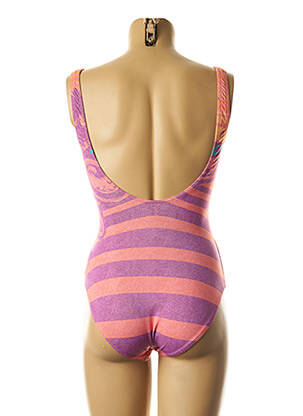 Maillot de bain 1 pièce stretch haut soutien-gorge moulé violet OLYMPIA femme