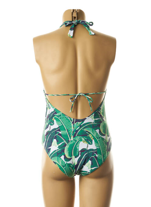 Maillot de bain 1 pièce vert DAG ADOM pour femme