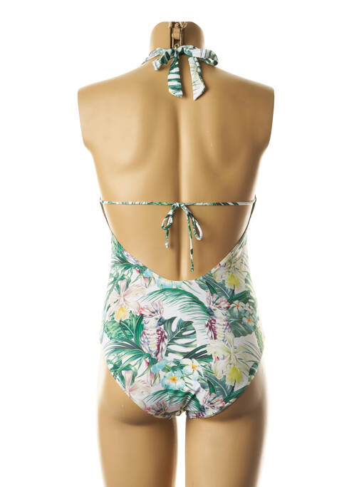 Maillot de bain 1 pièce vert DAG ADOM pour femme