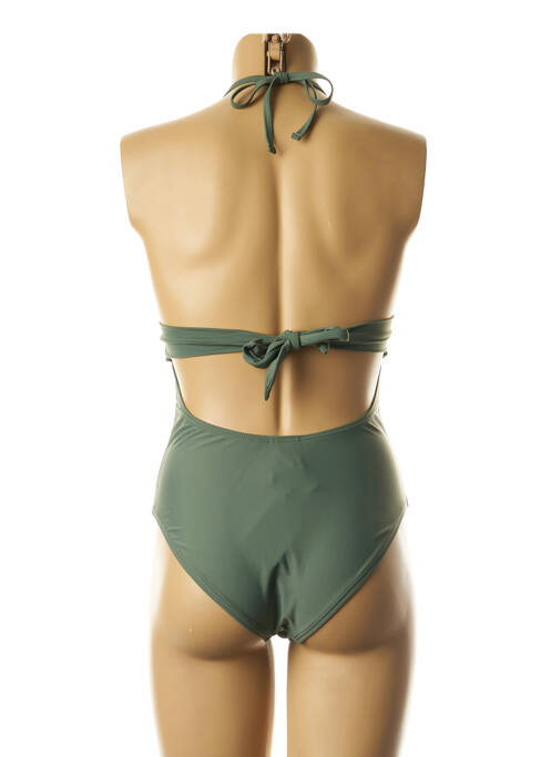 Maillot de bain 1 pièce vert DAG ADOM pour femme