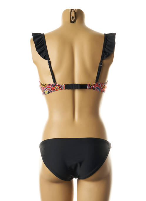 Maillot de bain 2 pièces noir DAG ADOM pour femme