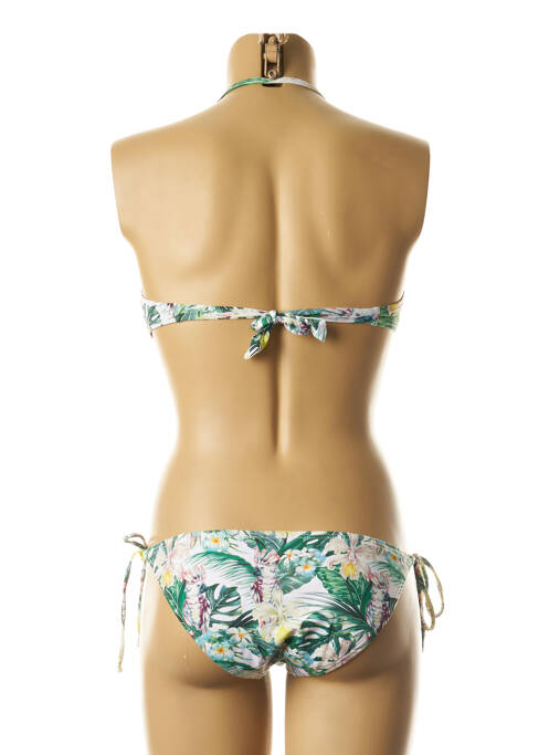 Maillot de bain 2 pièces vert DAG ADOM pour femme