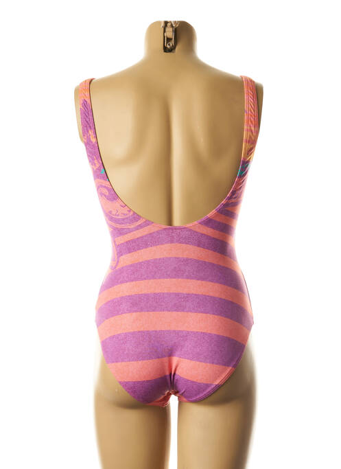 Maillot de bain 1 pièce stretch haut soutien-gorge moulé violet OLYMPIA femme