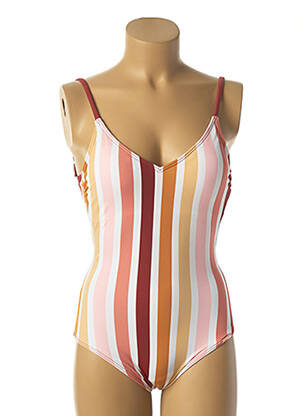 Maillot de bain 1 pièce stretch haut soutien-gorge avec mousse de rembourrage amovible rose YSABEL MORA femme