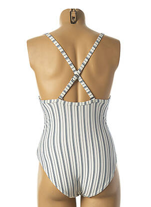 Maillot de bain 1 pièce haut soutien-gorge avec mousse de rembourrage amovible haut soutien-gorge avec mousse de rembourrage amovible blanc SEAFOLLY femme