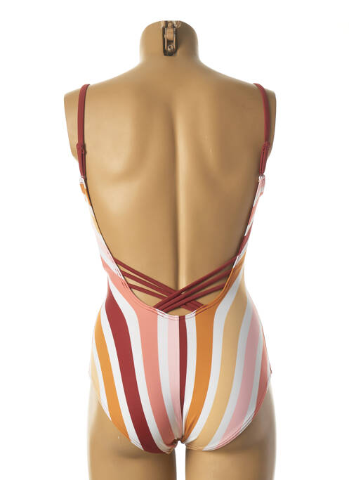 Maillot de bain 1 pièce stretch haut soutien-gorge avec mousse de rembourrage amovible rose YSABEL MORA femme