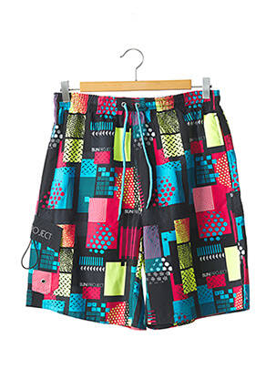 Short de bain tissage popeline bleu SUN PROJECT homme