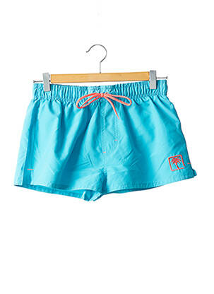 Short de bain tissage popeline bleu SUN PROJECT homme