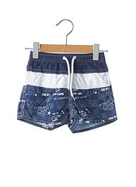 Short de bain tissage popeline bleu LOSAN garcon