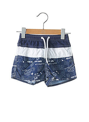 Short de bain tissage popeline bleu LOSAN garcon