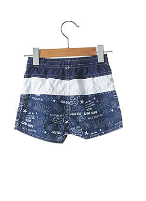 Short de bain tissage popeline bleu LOSAN garçon