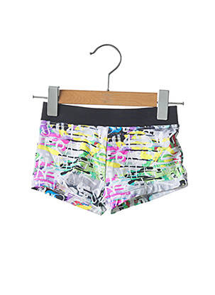Short de bain stretch gris BORABORA garcon