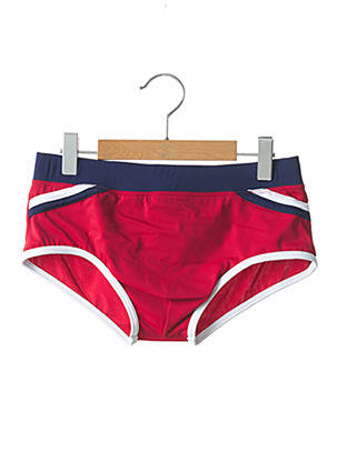 Slip de bain stretch rouge BORABORA homme