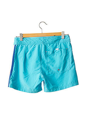 Short de bain tissage popeline bleu SUN PROJECT homme