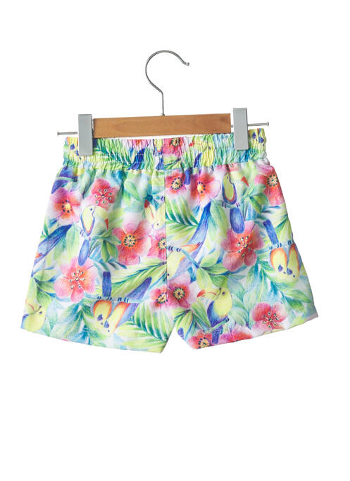 Short de bain tissage popeline vert BORABORA garcon