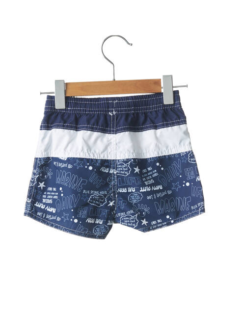 Short de bain tissage popeline bleu LOSAN garcon