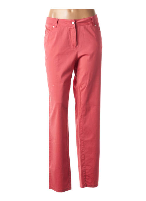 Pantalon droit orange JAC JAC pour femme
