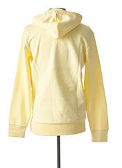 Sweat-shirt à capuche jaune JACK & JONES pour homme seconde vue