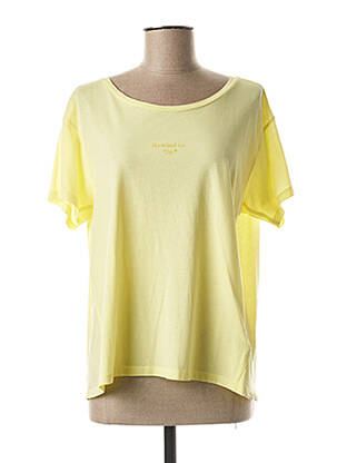 T-shirt jaune MAISON SCOTCH pour femme