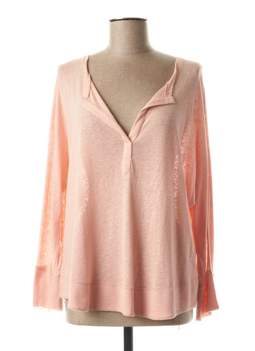 Pull rose BSB pour femme