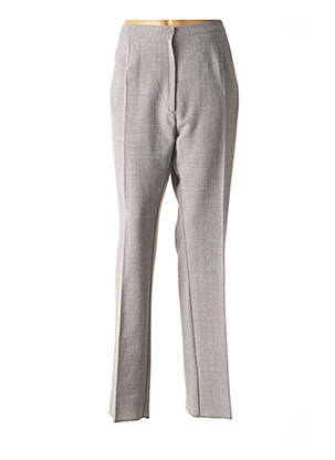 Pantalon droit gris GEVANA femme