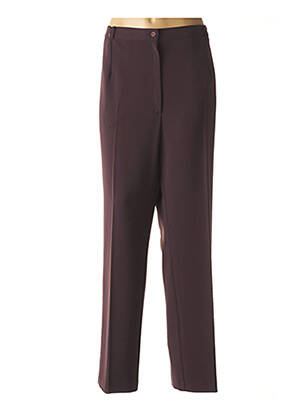 Pantalon droit violet GEVANA femme