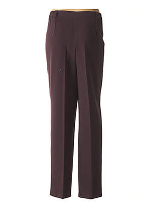 Pantalon droit violet GEVANA femme