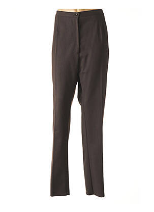 Pantalon droit marron GEVANA femme
