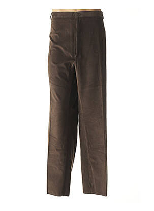 Pantalon droit marron DOLMEN homme
