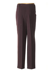 Pantalon droit violet GEVANA pour femme seconde vue