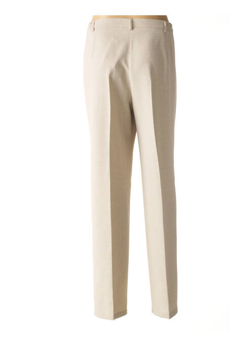 Pantalon droit beige TELMAIL pour femme