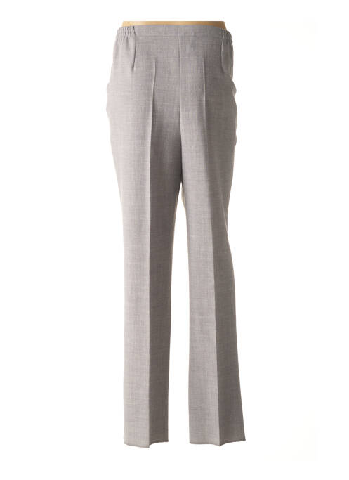 Pantalon droit gris GEVANA pour femme