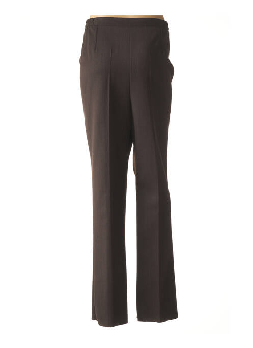 Pantalon droit marron GEVANA pour femme