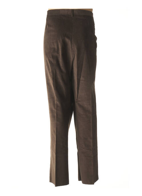 Pantalon droit marron DOLMEN pour homme