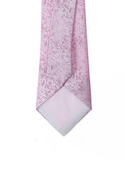 Cravate rose CRAVATE DE PRESTIGE pour homme seconde vue