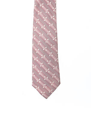 Cravate rose GUY LAURENT pour homme